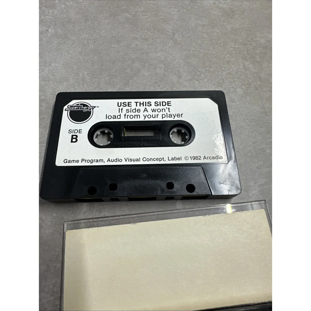 Fireball Atari 2600 Arcadia Supercharger Game Cassette AR-4300 Retro 1982